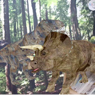 3D 현수막 (쥬라기)