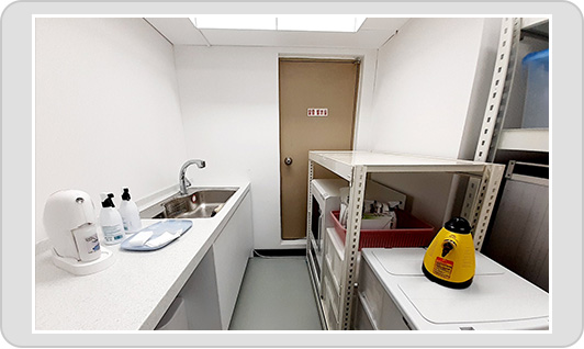 소독실 내부사진